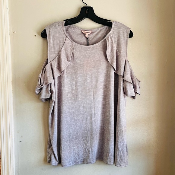 Nwt Gray juicy couture cold shoulder blouse -XXL